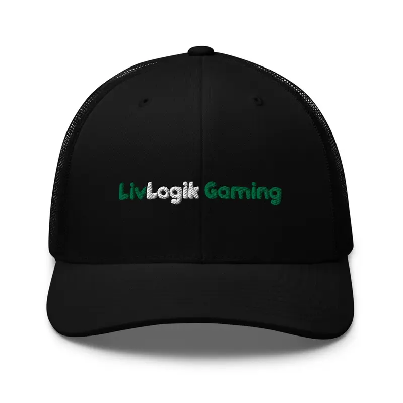 LivLogik Gaming Text Trucker Hat