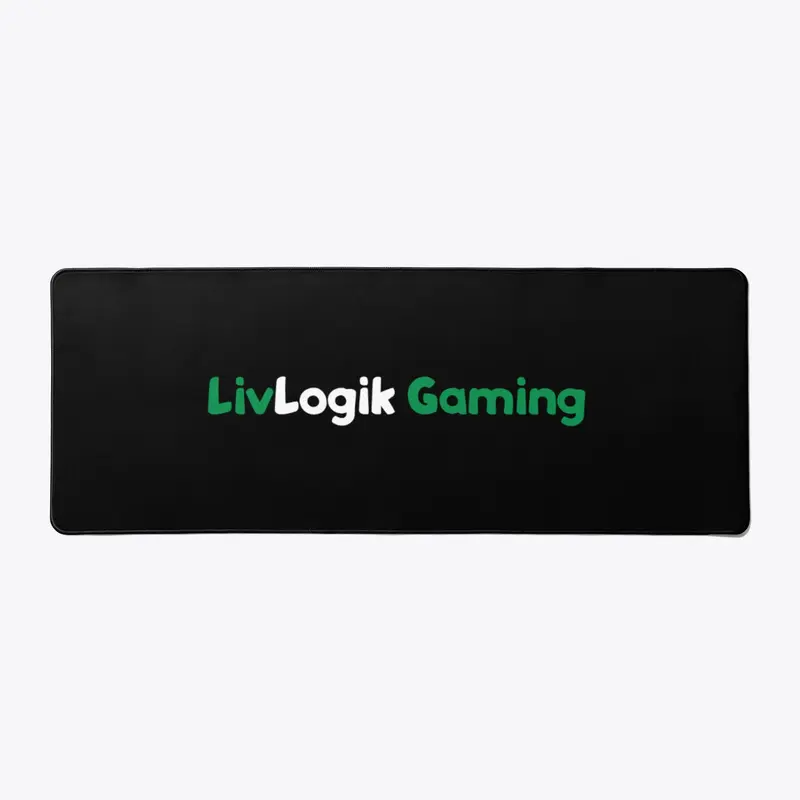 LivLogik Gaming Text Desk Mat